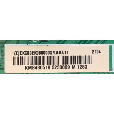 MAIN PARA TV INSIGNIA NUMERO DE PARTE (X)XKCB02K088 / 715GA715-M01-B00-005G / (X)XKCB02K088000X/Q4KA11 / KMB430518 / 5230809 / PANEL TPT430B5-GT013.H REV:S1P / DISPLAY PT430GT01-3 VER.1.0 / MODELO NS-43DF710NA21 - Imagen 2